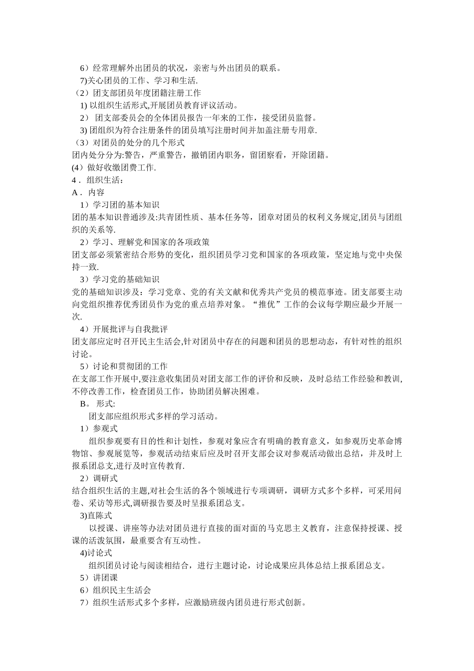 2025年团支部规章制度_第2页