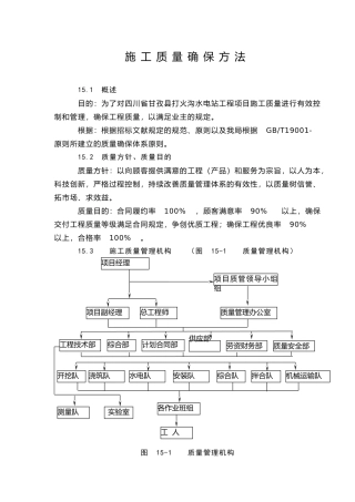 2025年施工质量保证措施