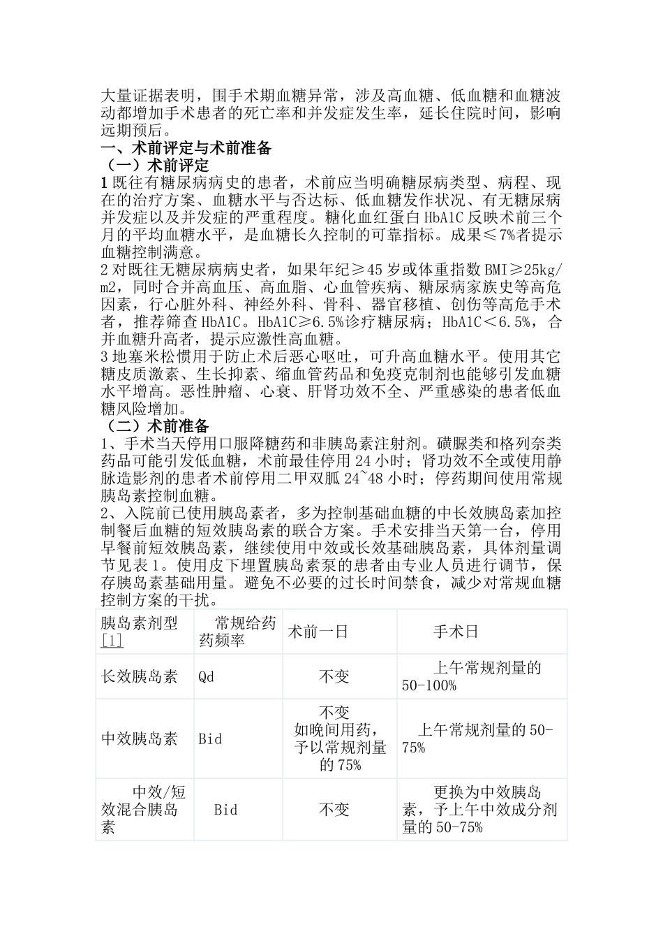 2025年围术期血糖管理_第1页