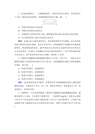 2025年洛伦兹力典型习题