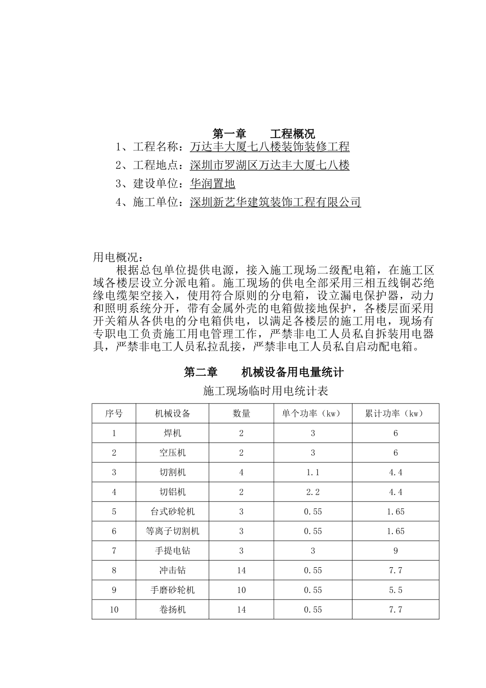 2025年装饰工程临时用电方案_第2页