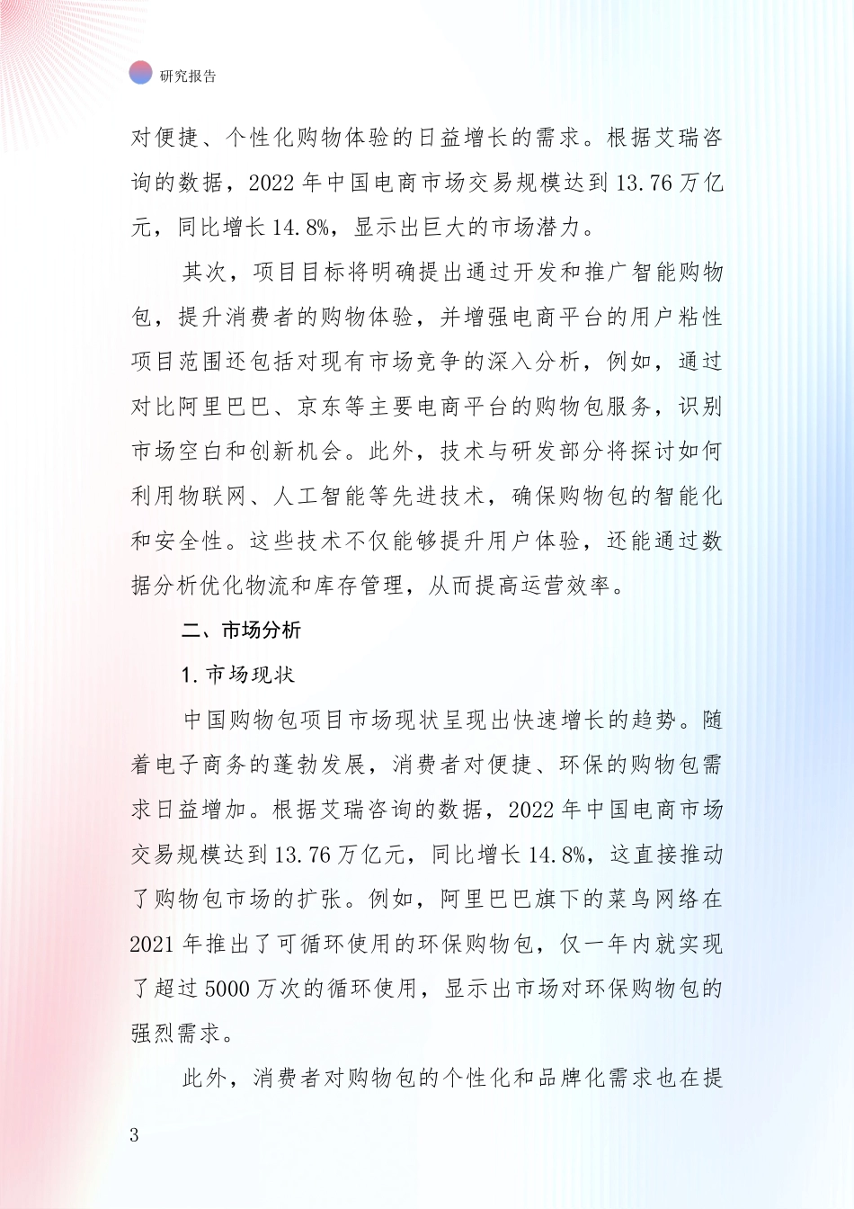未来方向指引：2024年-2025年购物包项目总体发展情况及未来发展情况深入评估报告_第3页