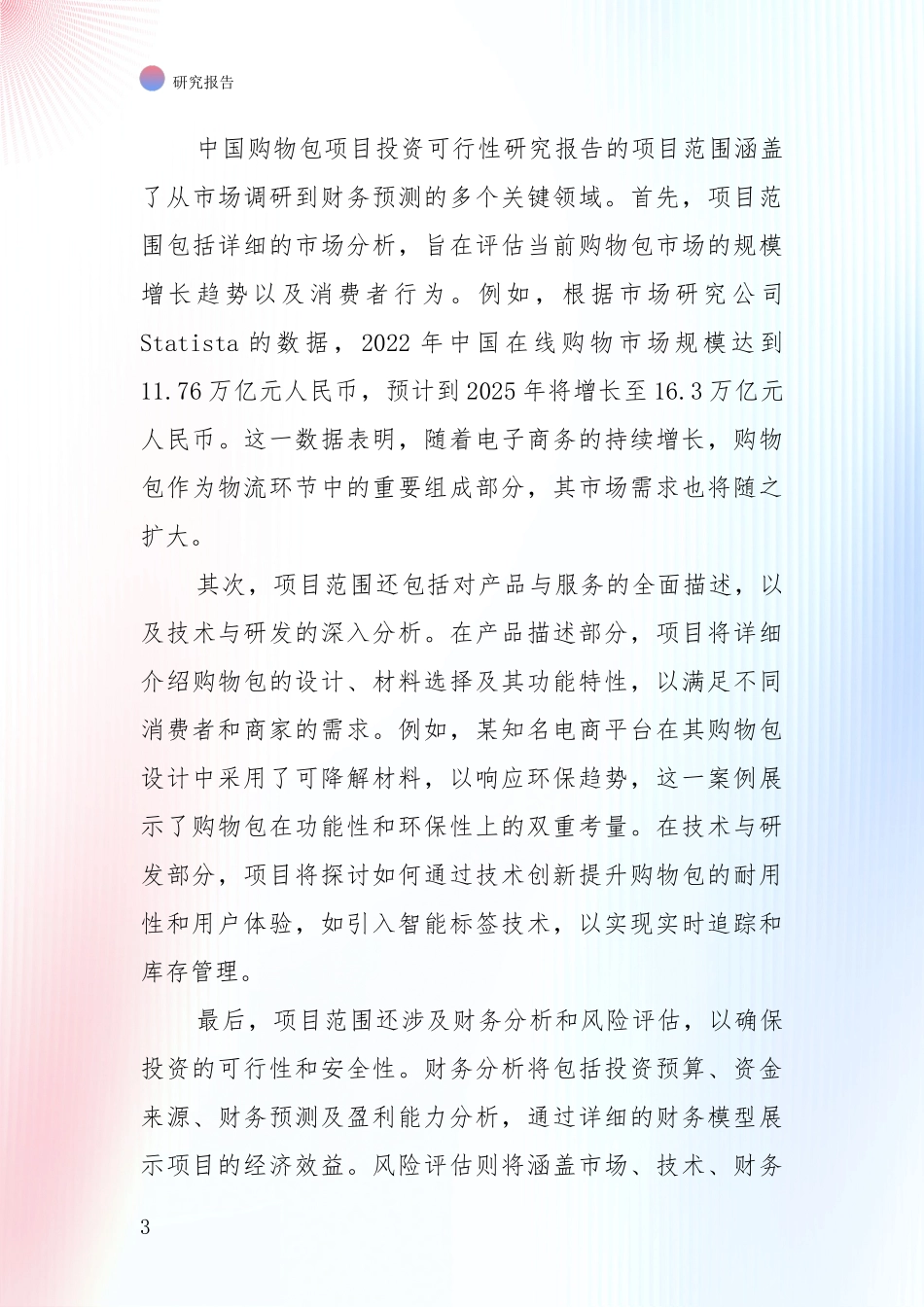 2024年-2025年购物包产业现状与未来发展前景及展望全面论证报告_第3页
