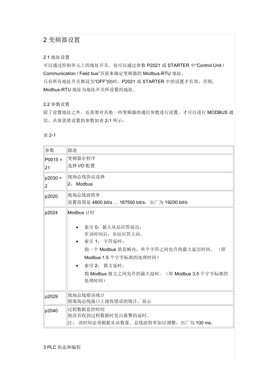S71200与CU240BE2之间的ModbusRTU通讯_第2页