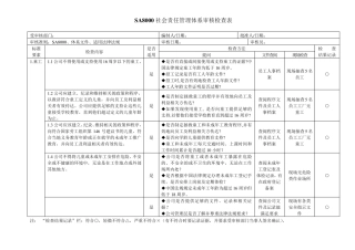 SA8000检查表