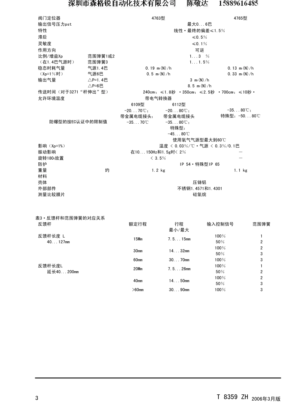 samson阀门定位器4763型电气阀门定位器_第3页