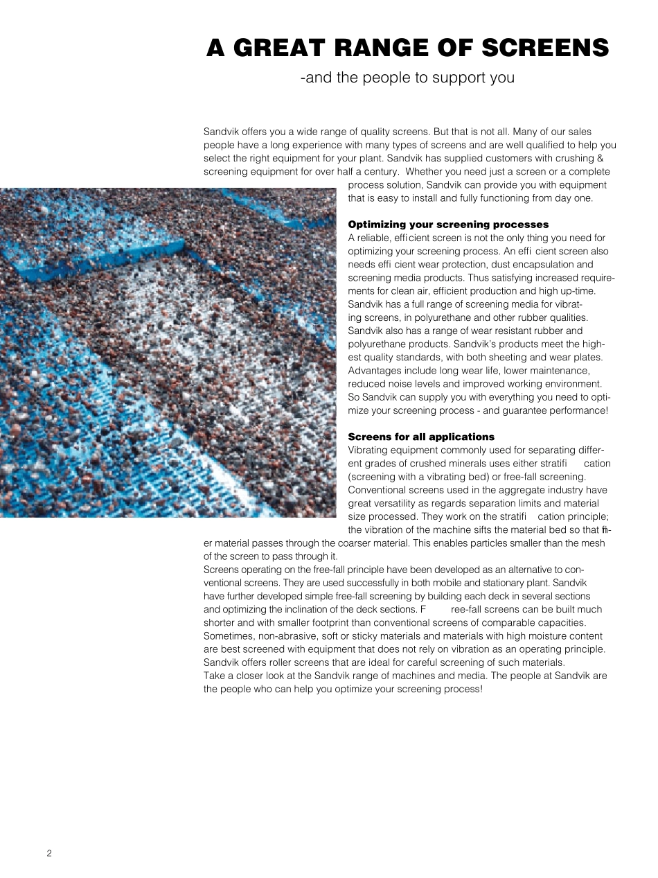 SANDVIK振动筛_第2页