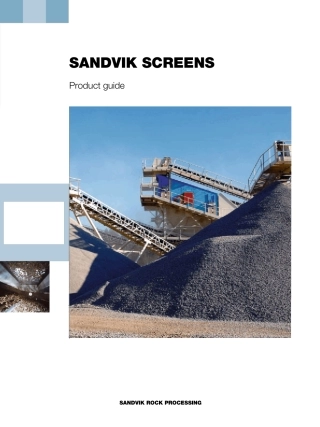 SANDVIK振动筛