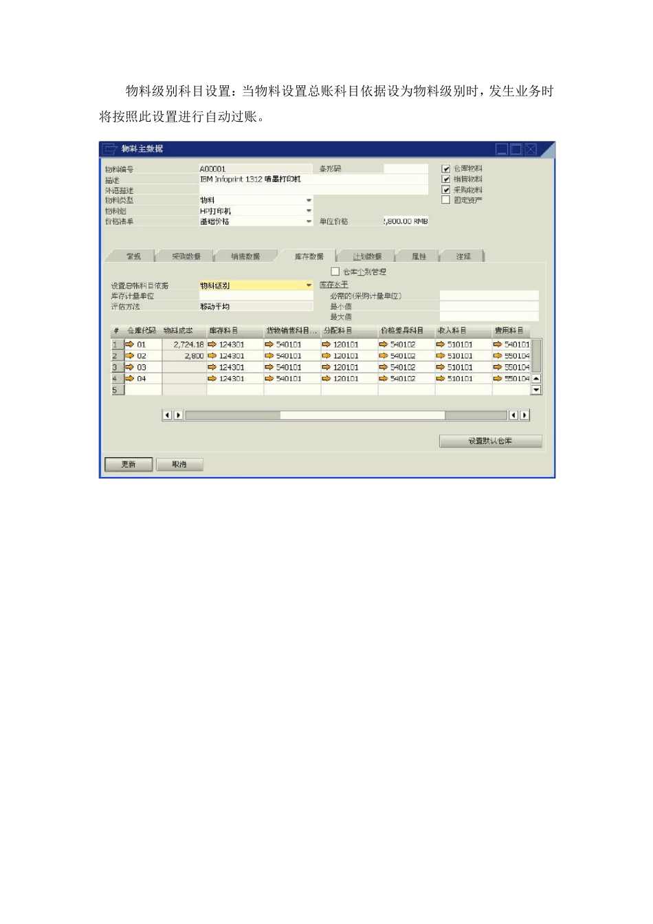 SAPBusinessOne财务信息科目设置_第3页