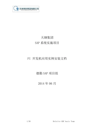SAPPI开发系统安装文档