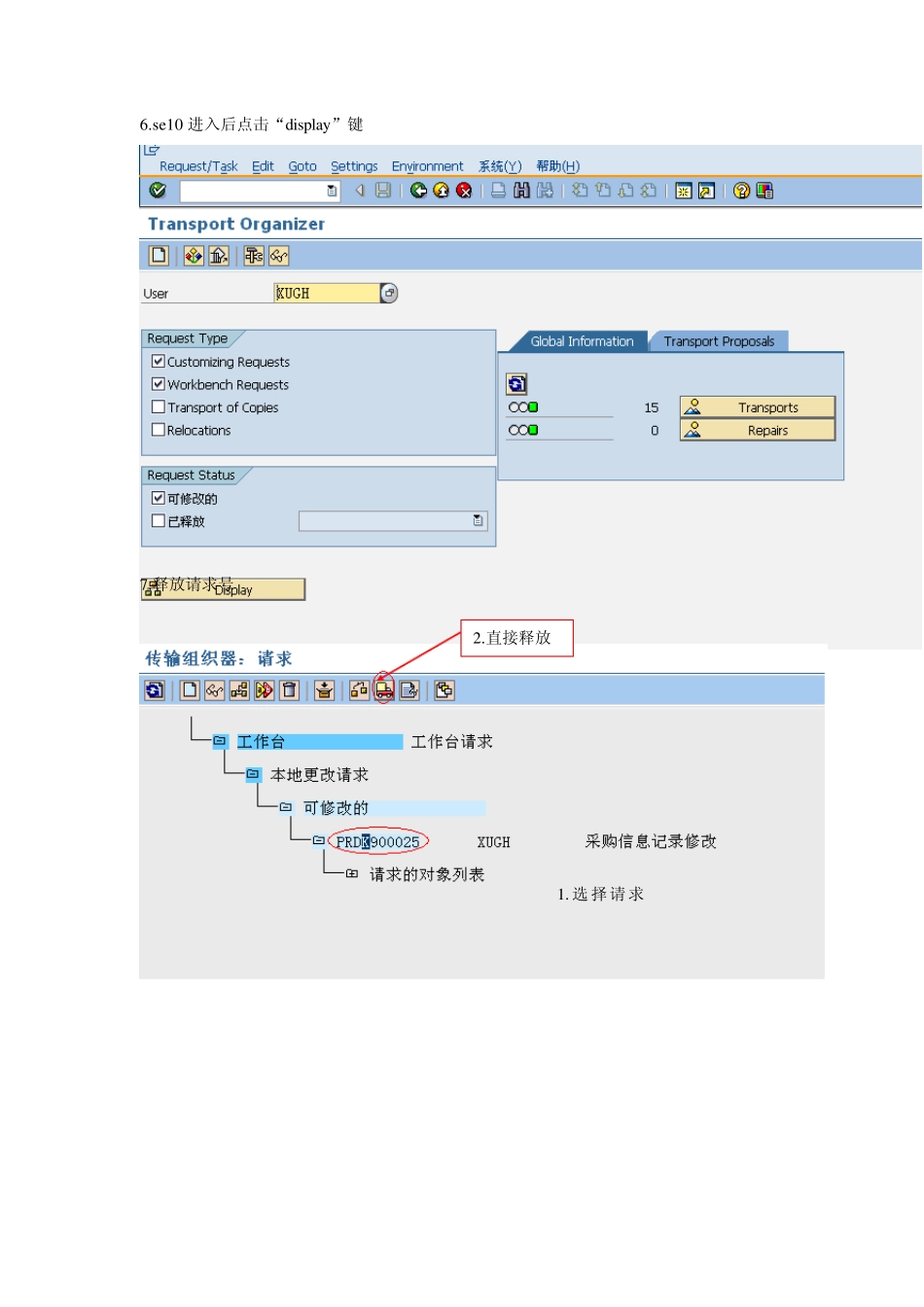 SAP中如何传输后台配置请求_第3页