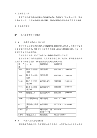 SAP应付业务处理详解