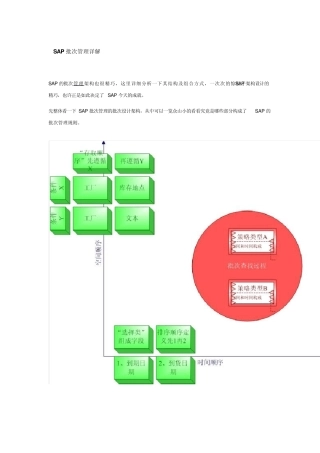 SAP批次管理详解