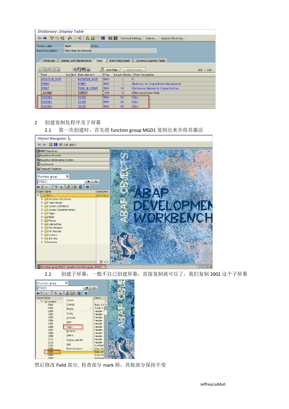 SAP物料主数据增加字段(ADDCustomerFields)_第2页