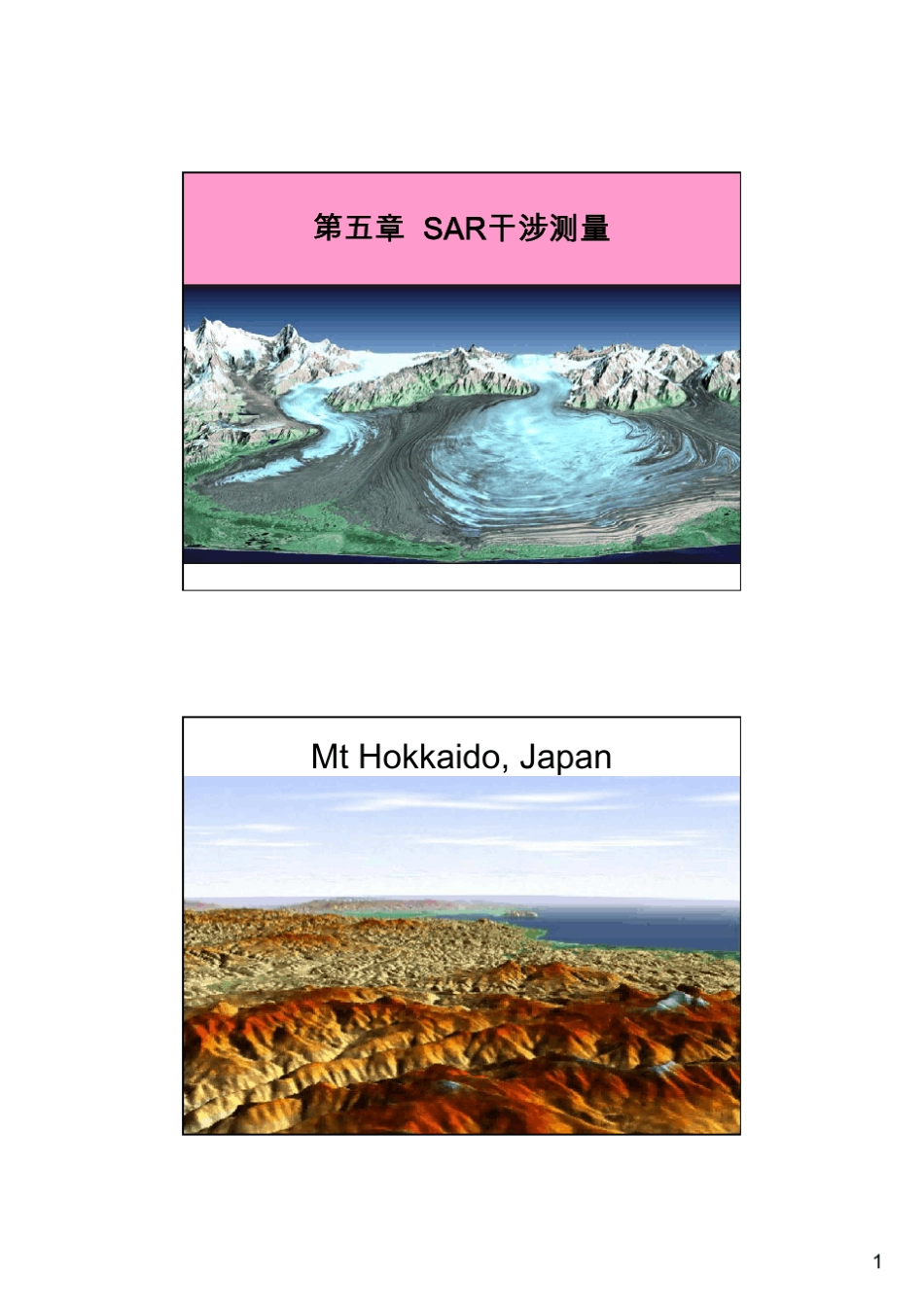 SAR干涉测量_第1页