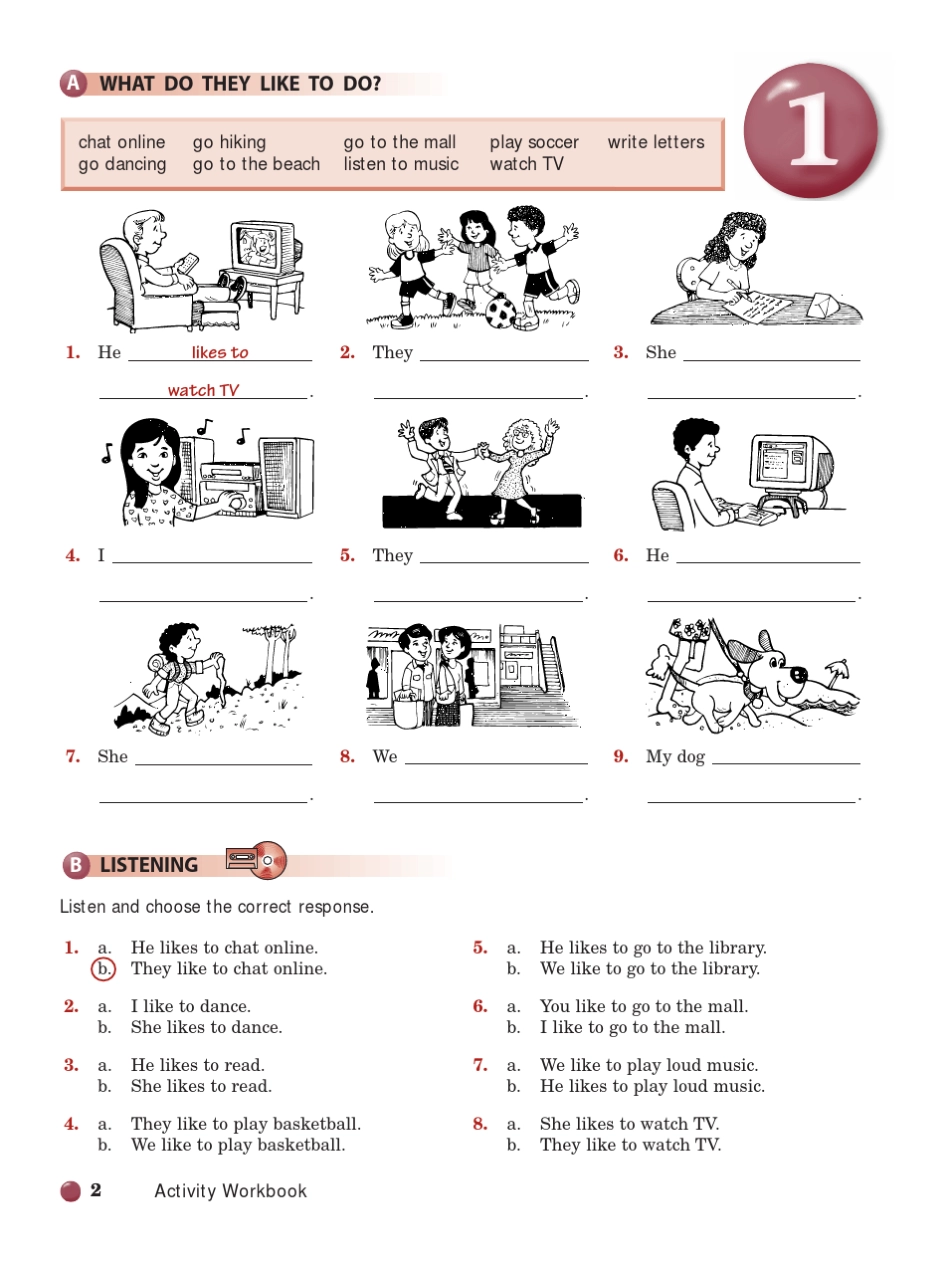 SBS朗文国际英语教程第2册学生练习册_第1页