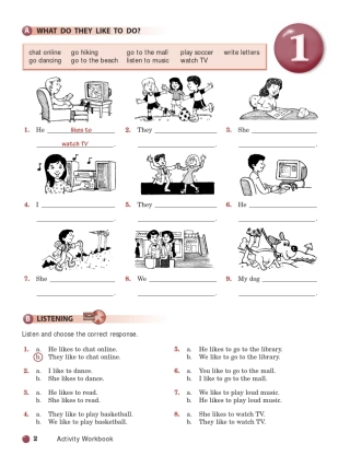 SBS朗文国际英语教程第2册学生练习册