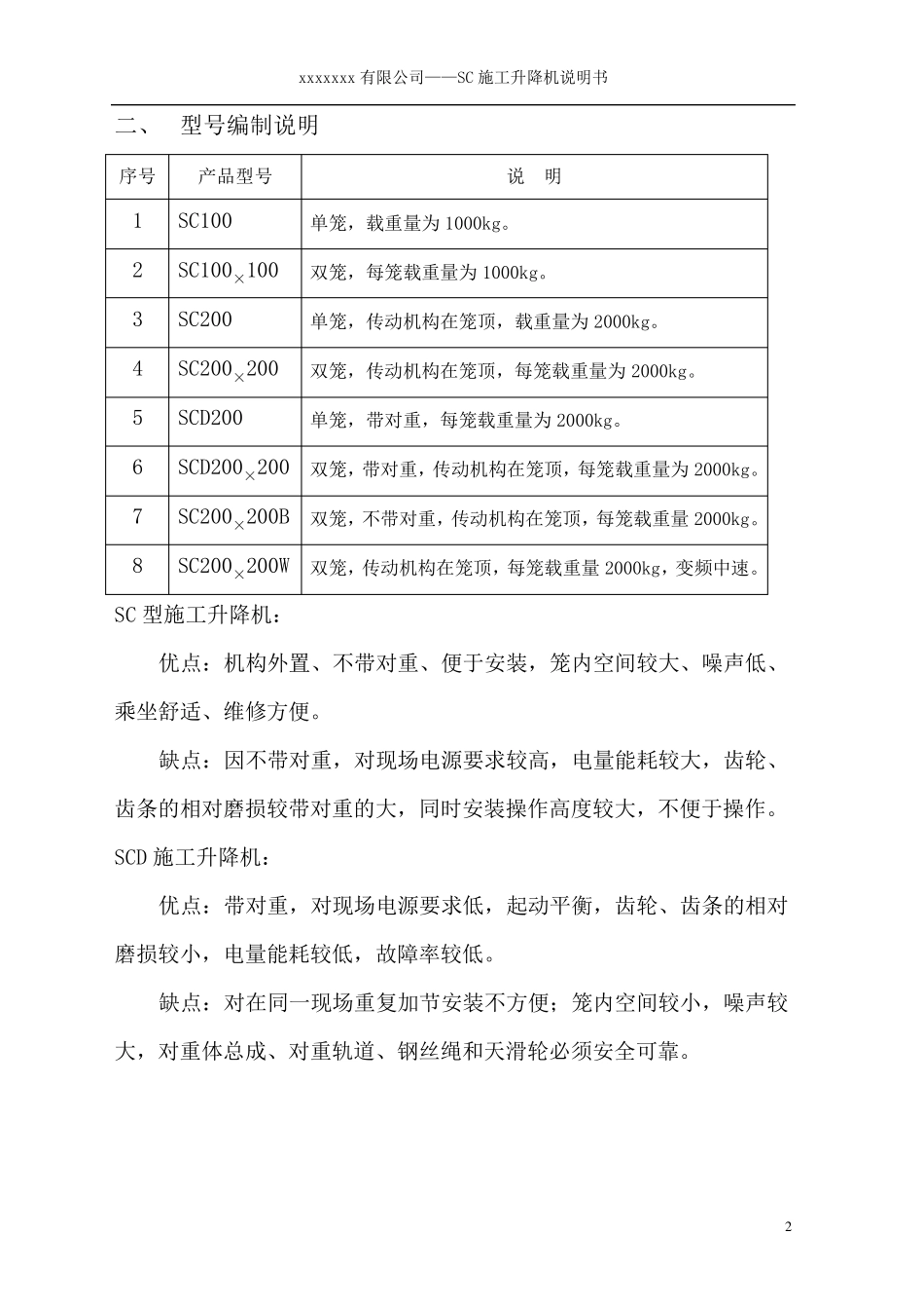 SC200(200)型施工升降机使用说明书_第2页
