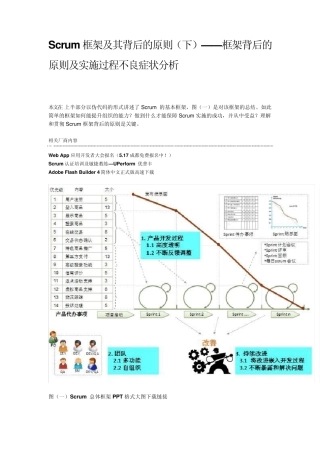 Scrum框架及其背后的原则(下)——框架背后的原则及实施过程不良症状分析