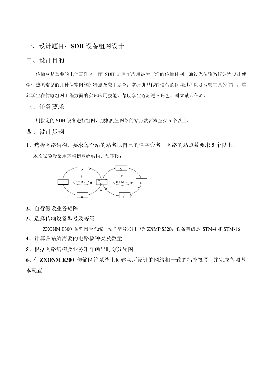 SDH实验报告_第2页