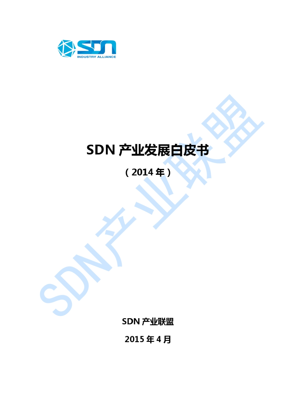SDN产业发展白皮书_第1页