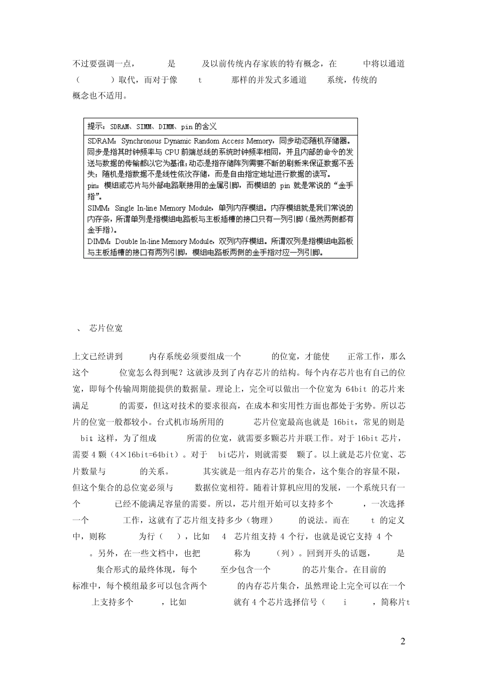 SDRAM与内存基础概念_第2页