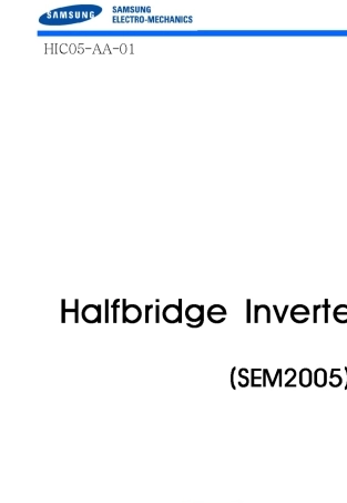 sem2005SAMSUNGTFTlcdBACKLIGHIT三星TFT显示器高压背光模块