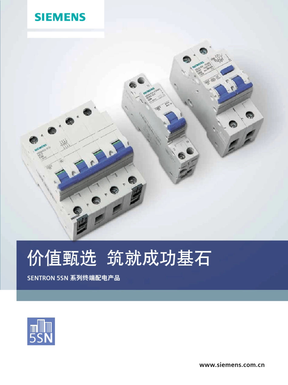 SENTRON5SN系列微型断路器_第1页