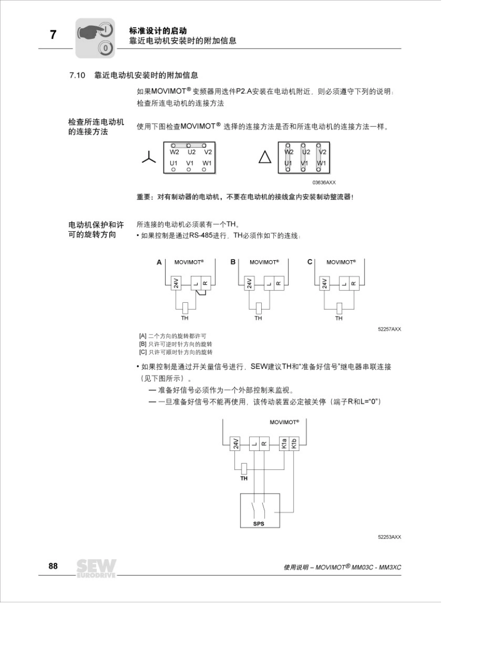 SEWMOVIMOT变频一体机中文操作手册2_第3页