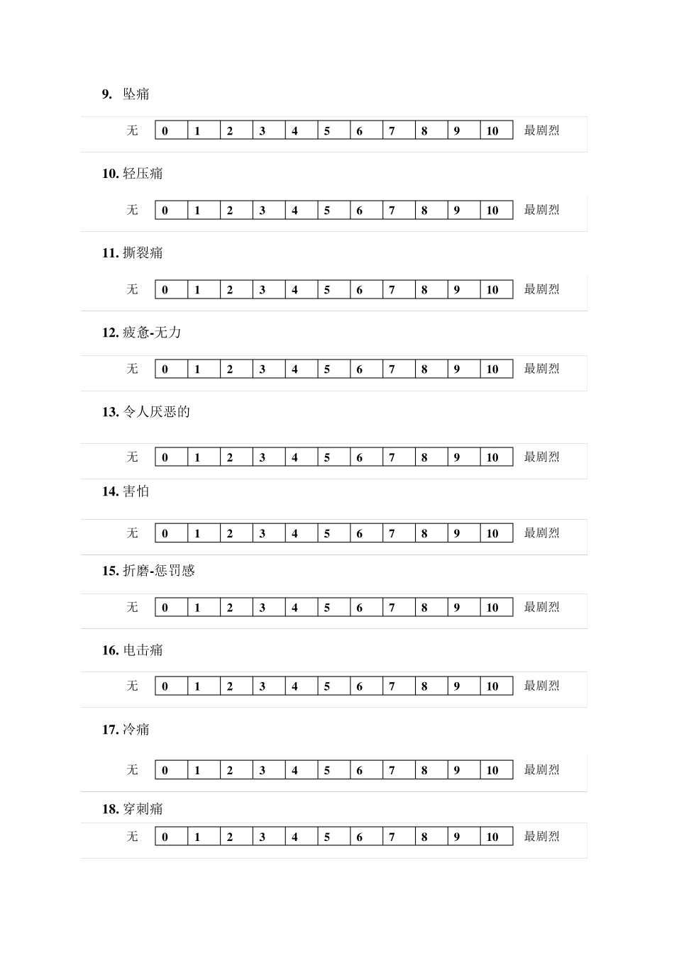 SFMPQ2量表_第2页