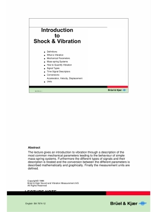 ShockandVibration冲击与振动