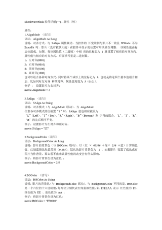 ShockwaveFlash控件详解
