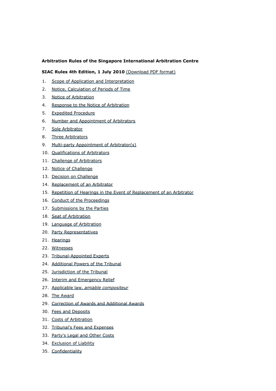 SIAC新加坡国际仲裁条款英文版_第1页