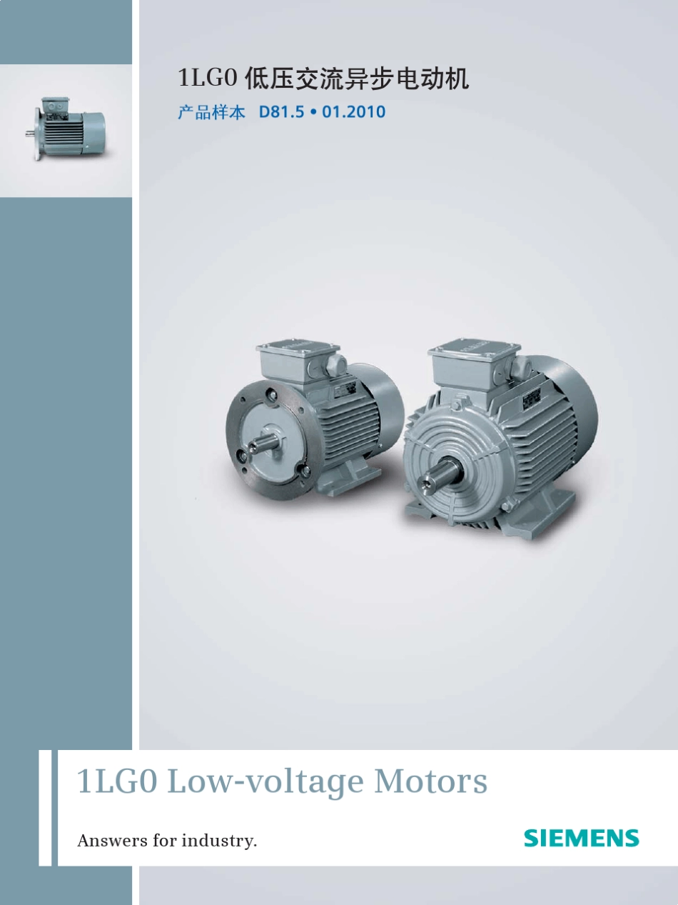 siemens电机样本_第1页