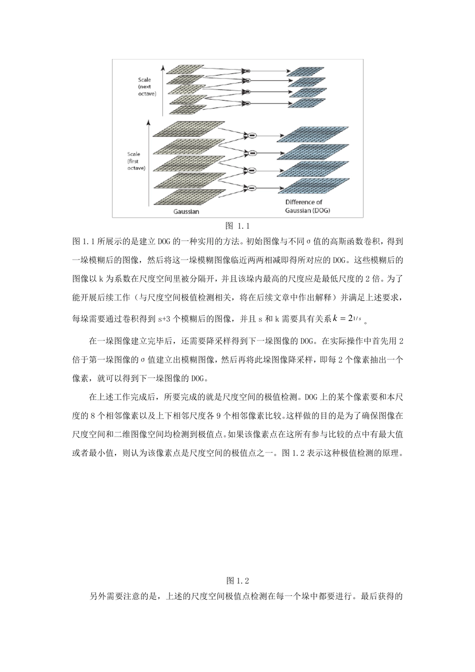 SIFT特征点提取与匹配算法_第2页