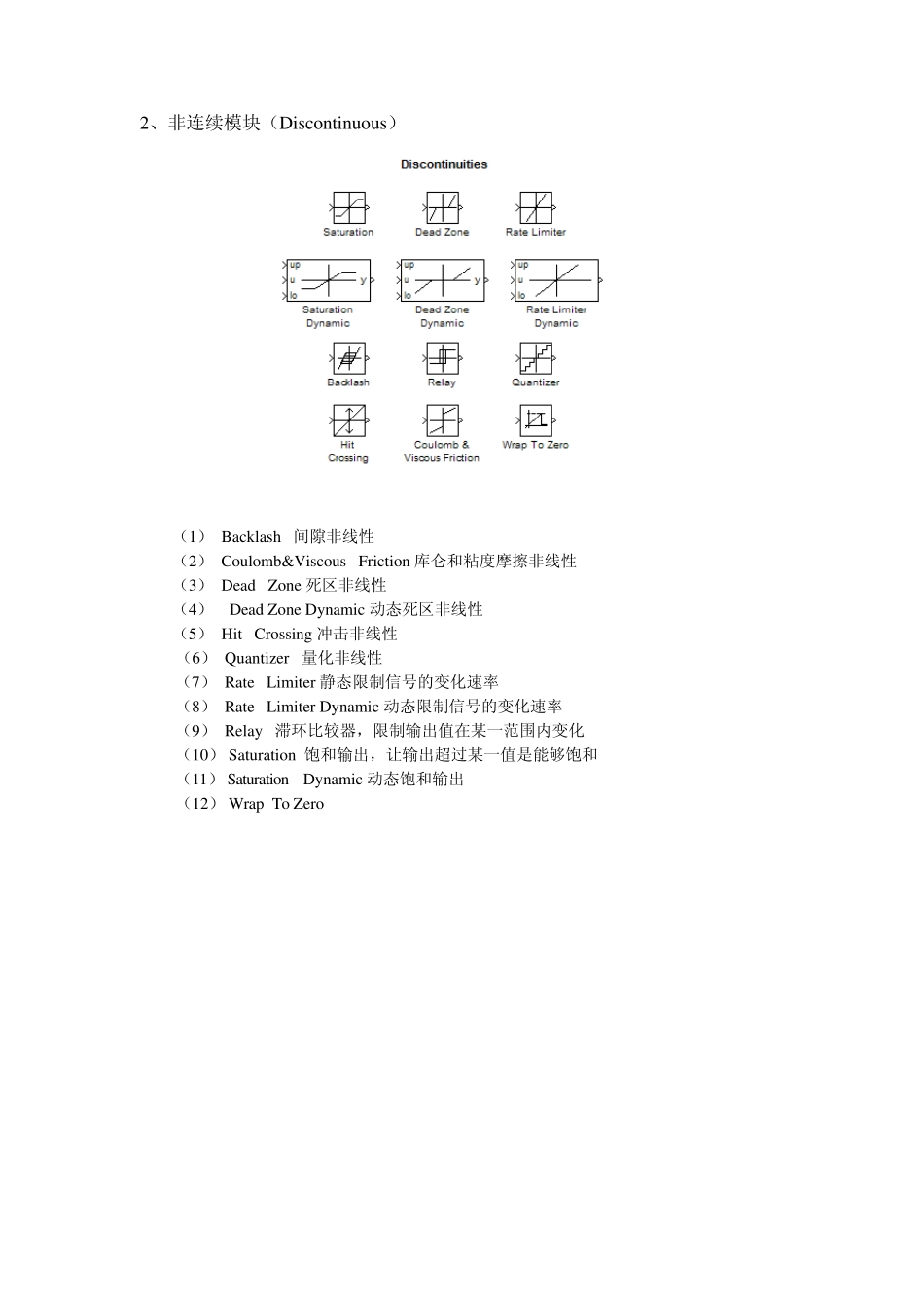 Simulink模块库简介_第2页