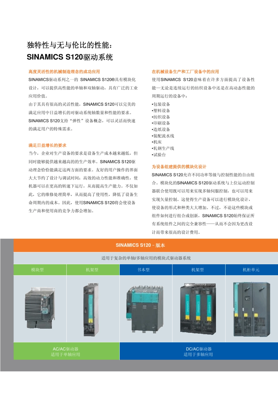 SinamicsS120高性能驱动器_第3页