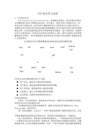 sip协议原理分析及总结