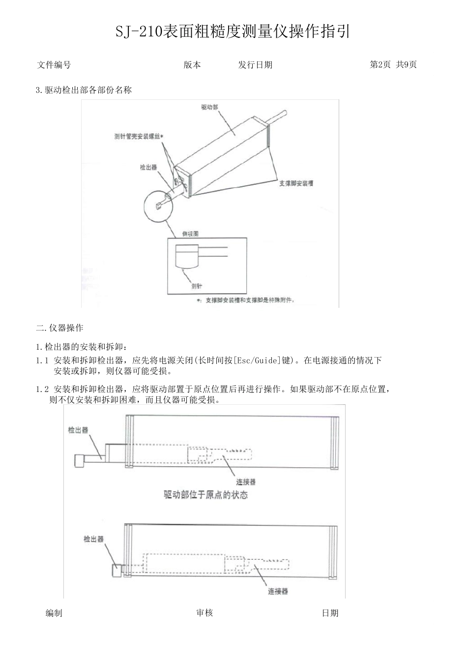 SJ210表面粗糙度测量仪操作指引_第2页