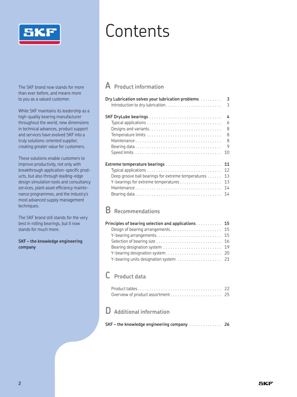 SKF轴承产品手册_第2页