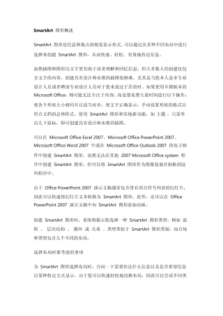 SmartArt介绍