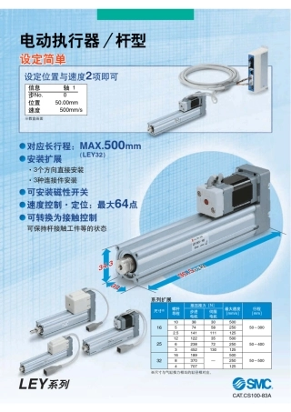 SMCLEY电缸出杆式样本中文