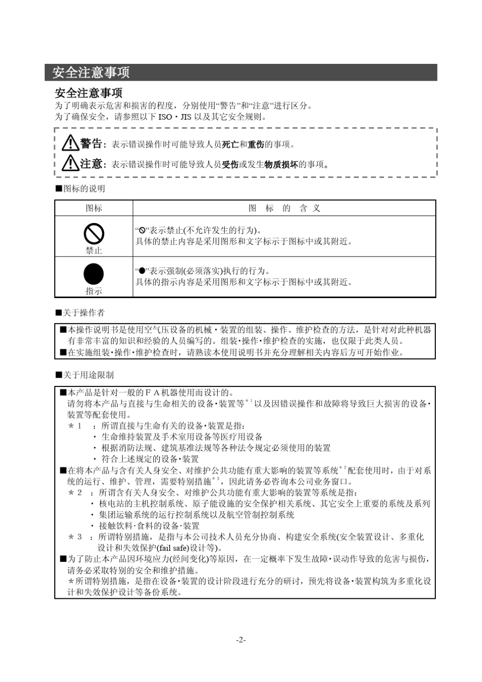 SMC水流量开关说明书_第3页