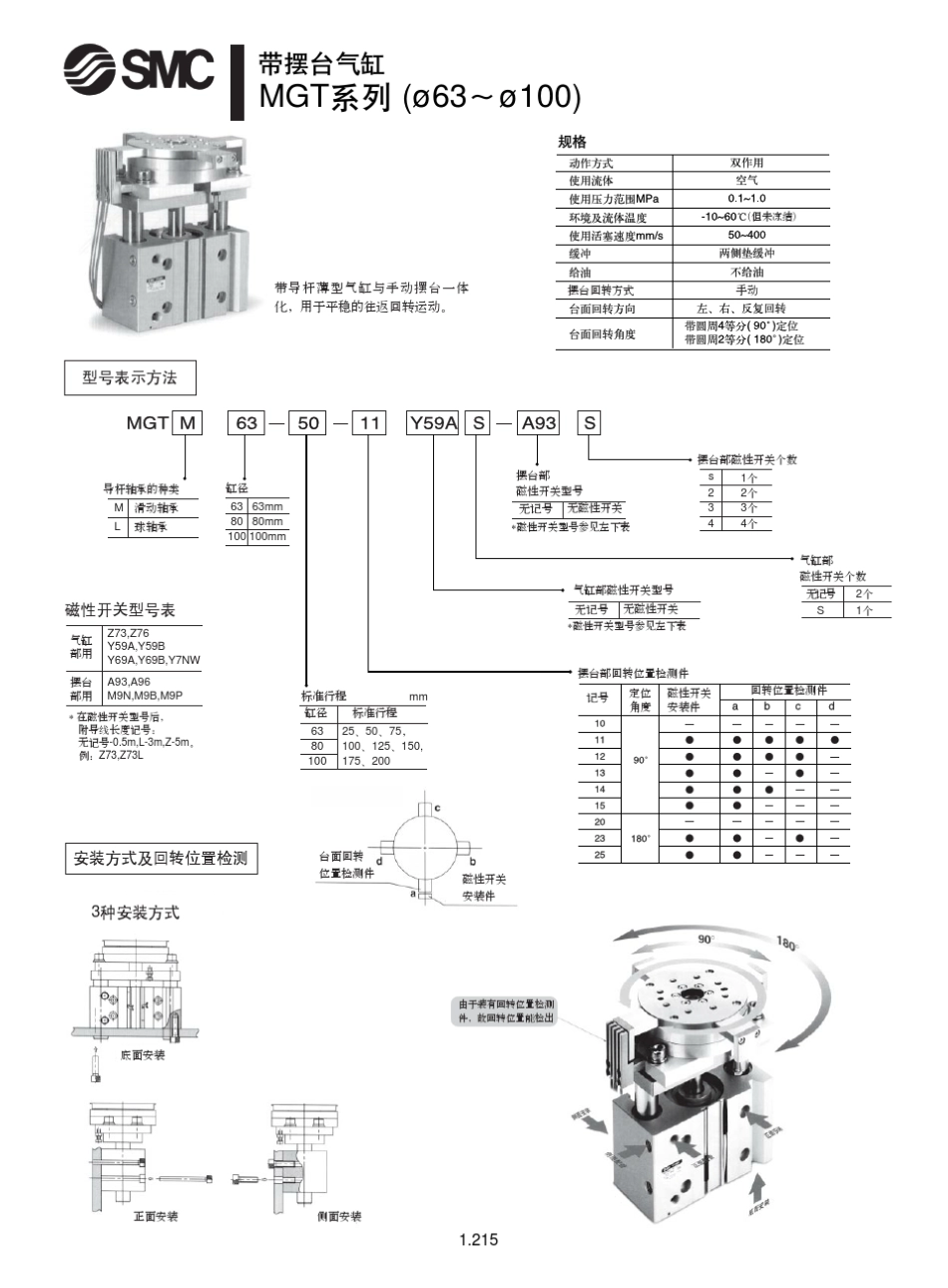 SMC气缸第一册(执行元件)D_第2页
