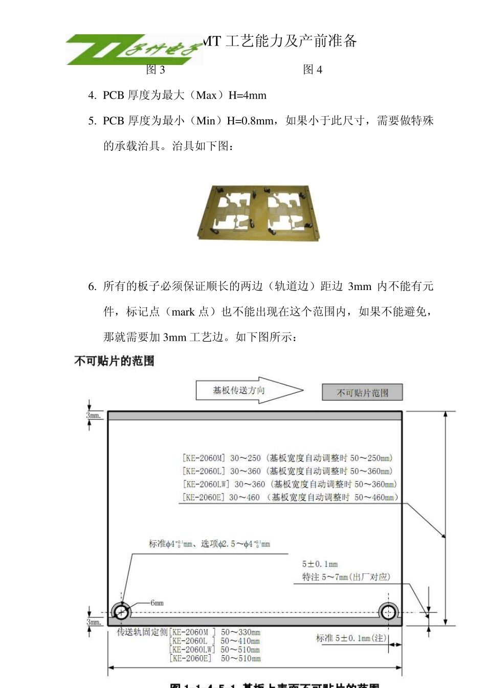 SMT焊接工艺要求及拼板制作要求_第3页