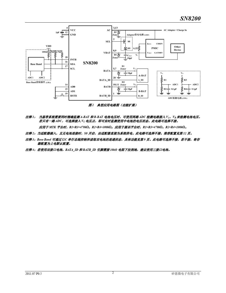 SN8200智能双电池管理控制芯片P0.5中文版_第2页