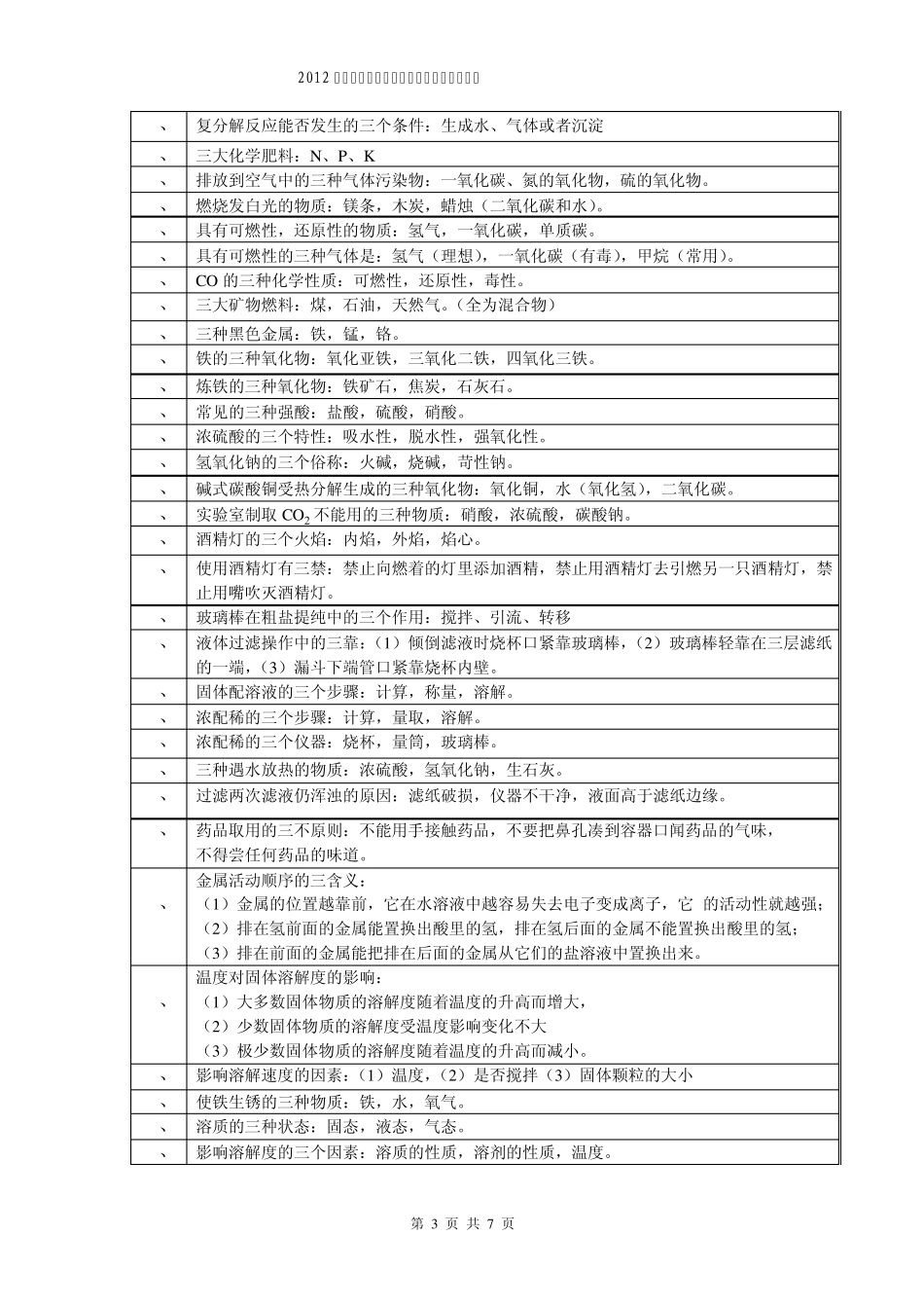 中考化学常见物质的分类及物理属性_第3页