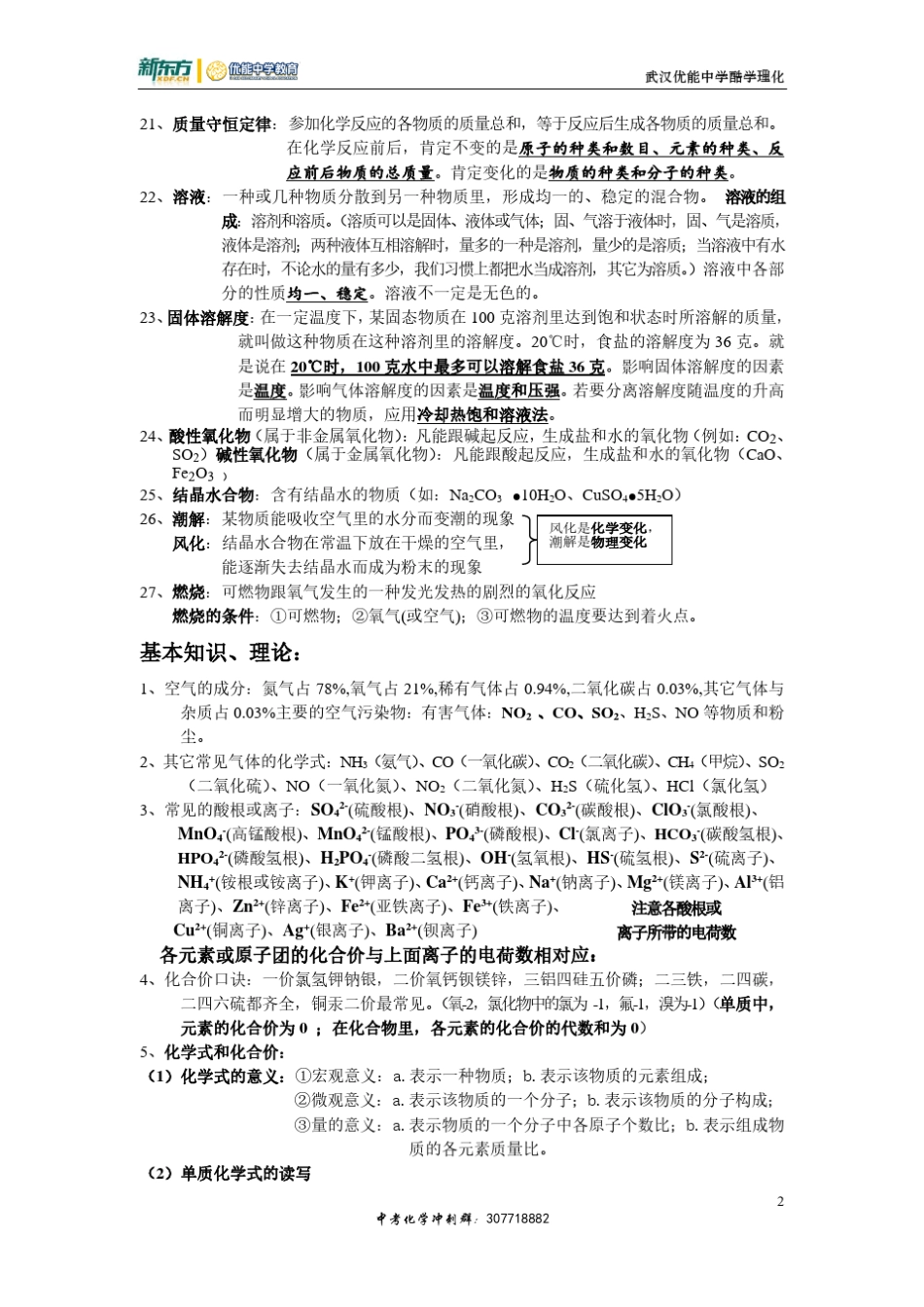 中考化学总复习资料大全_第2页