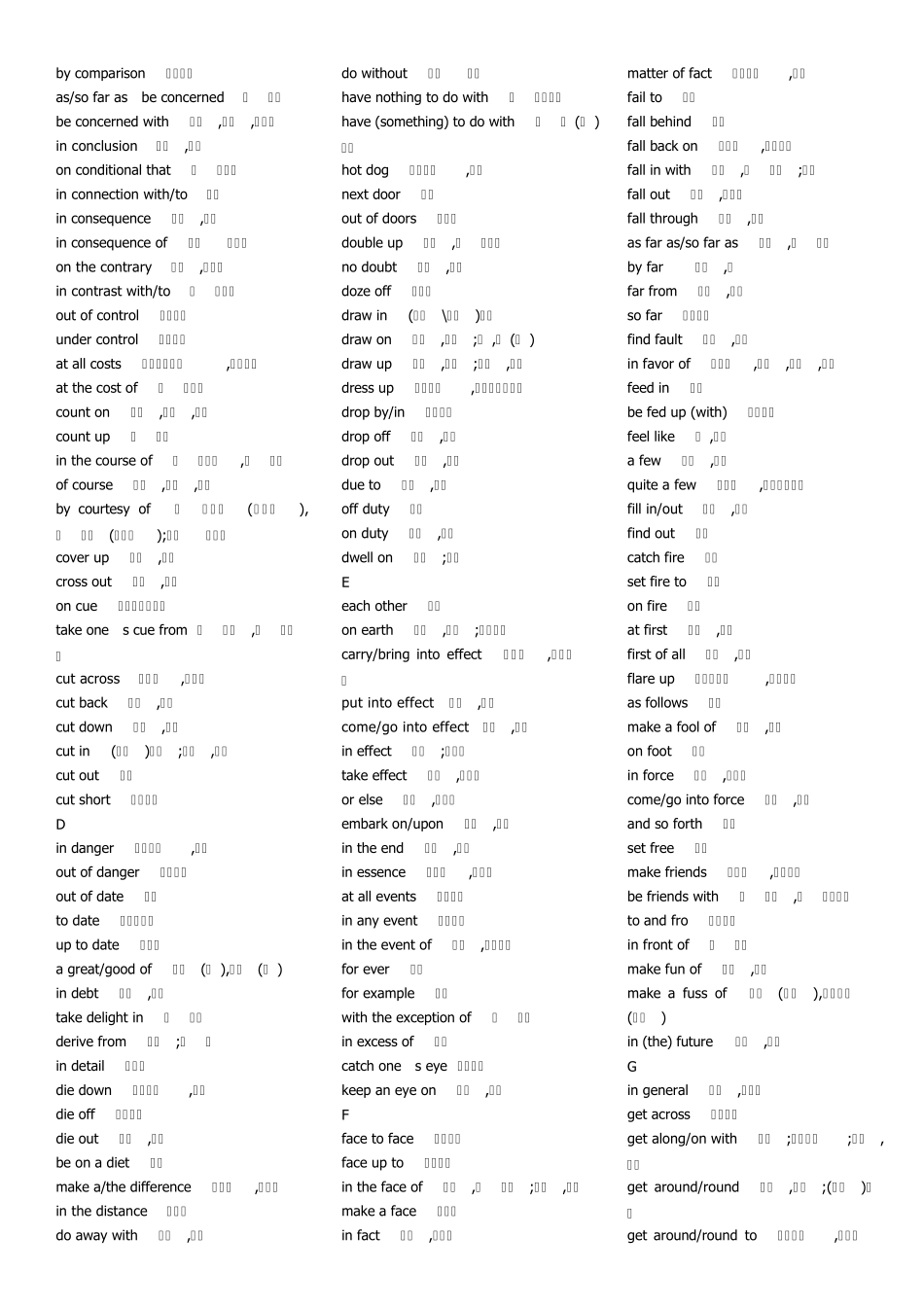 中考必备词组_第2页