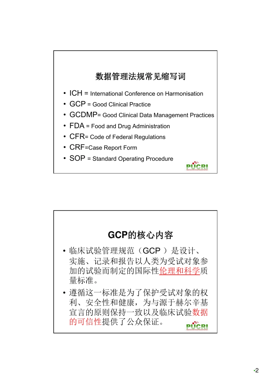 临床试验中数据管理与盲态数据审核(医疗器械培训班讲稿)_第2页